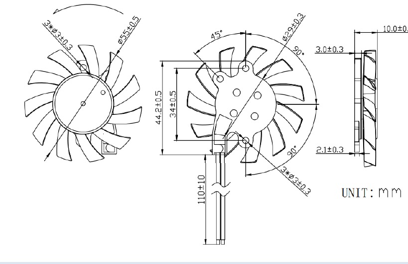 MFD6010Y Dimensions